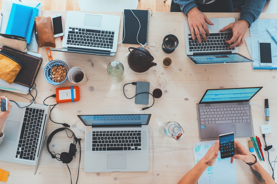 L'équipe Accompagnement Startups au travail